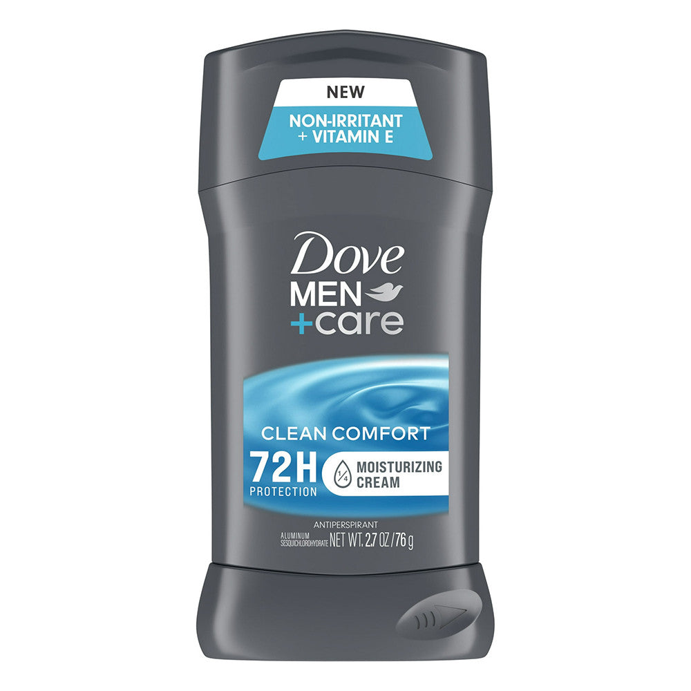 Dove Men Plus Care Powerful Protection Antiperspirant Deodorant, Clean Comfort, 2.7 Oz